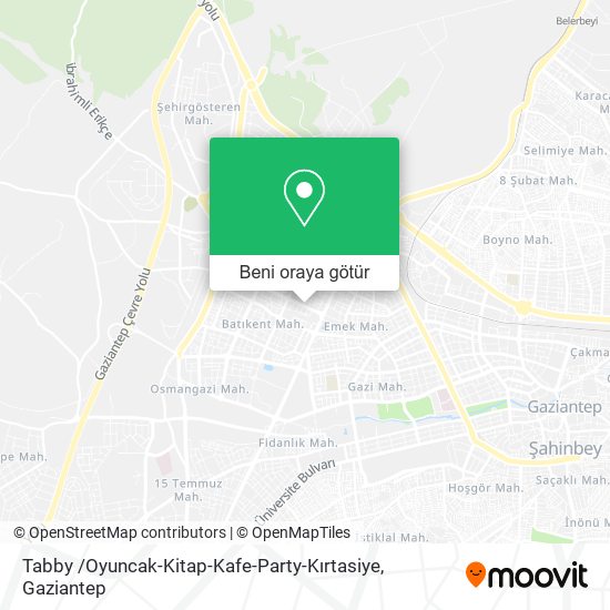 Tabby /Oyuncak-Kitap-Kafe-Party-Kırtasiye harita