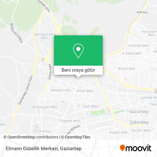 Elmann Güzellik Merkezi harita