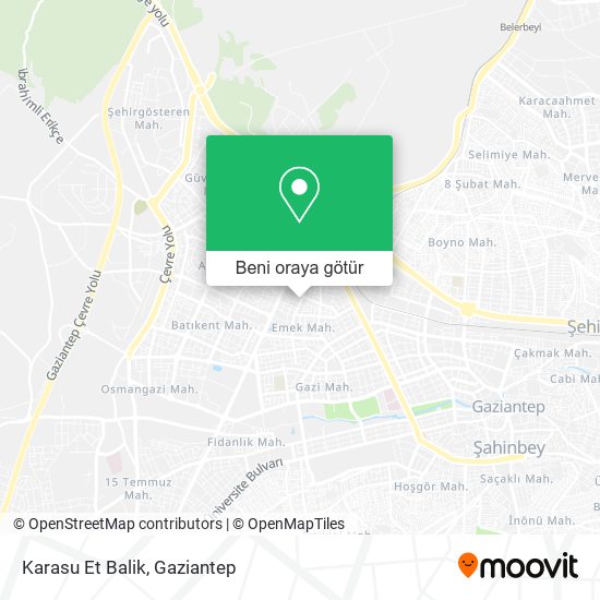 Karasu Et Balik harita