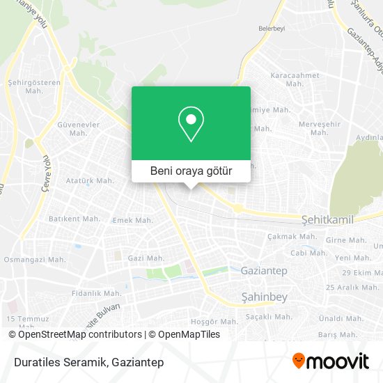 Duratiles Seramik harita