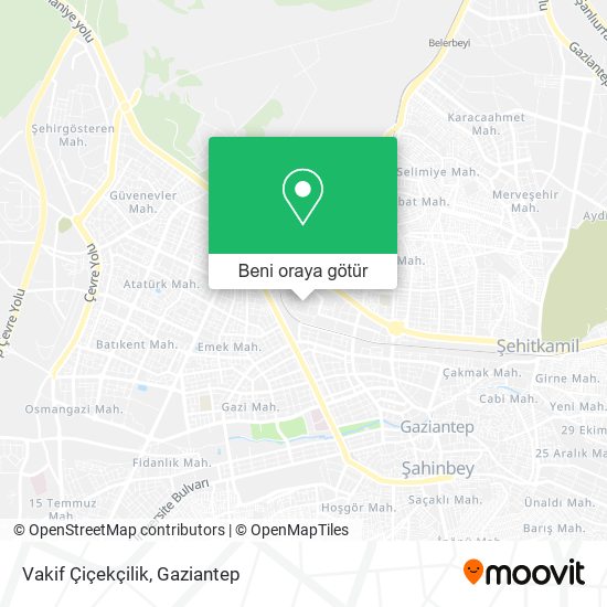 Vakif Çiçekçilik harita