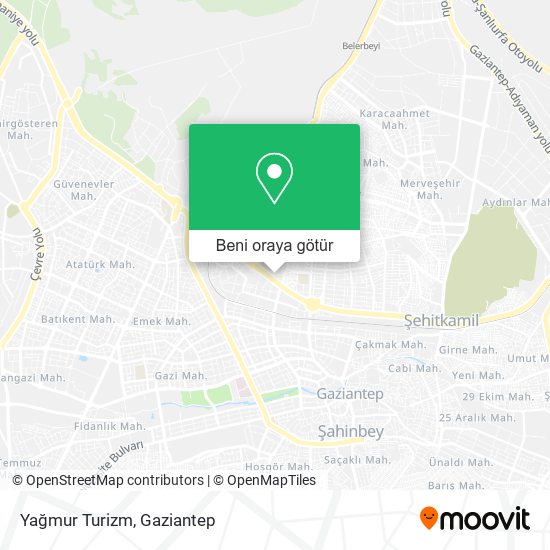 Yağmur Turizm harita