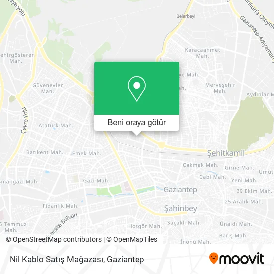 Nil Kablo Satış Mağazası harita