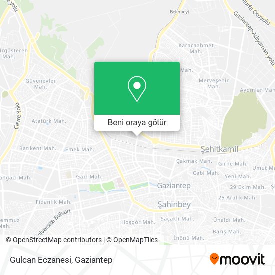 Gulcan Eczanesi harita
