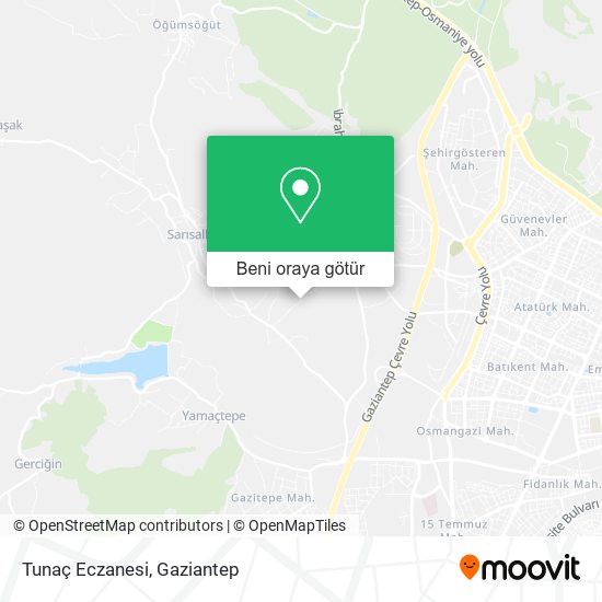 Tunaç Eczanesi harita