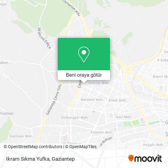 Ikram Sıkma Yufka harita