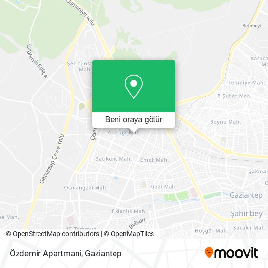 Özdemir Apartmani harita