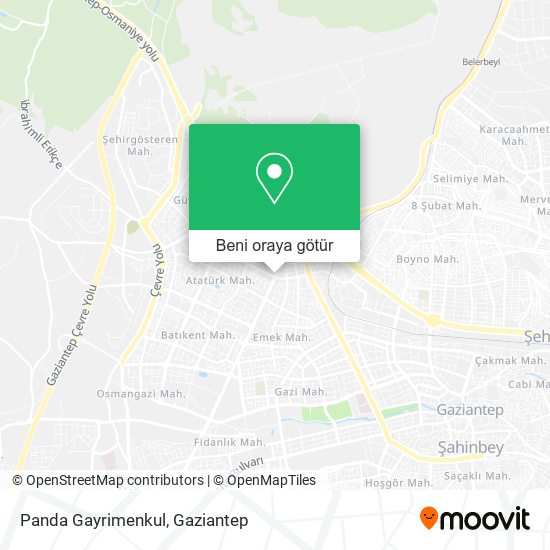 Panda Gayrimenkul harita