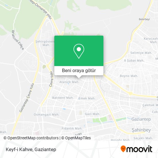 Keyf-i Kahve harita