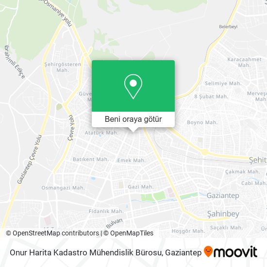 Onur Harita Kadastro Mühendislik Bürosu harita