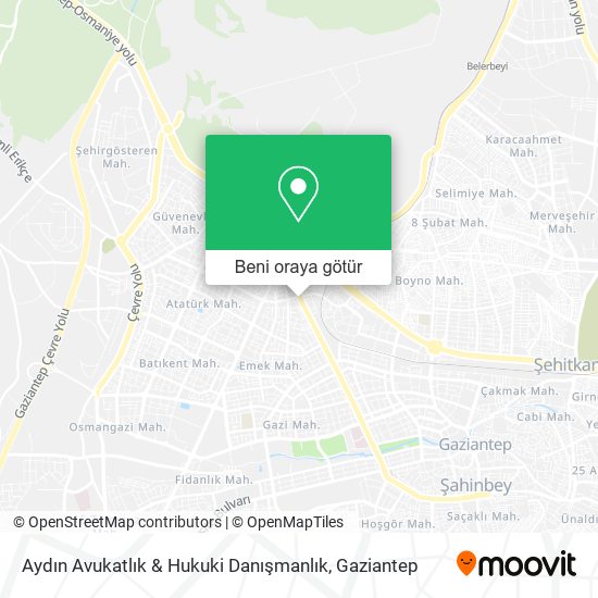 Aydın Avukatlık & Hukuki Danışmanlık harita
