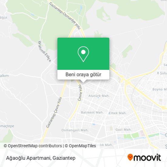 Ağaoğlu Apartmani harita