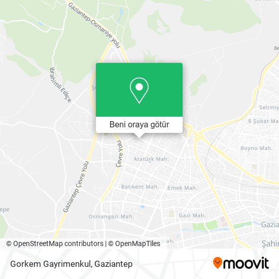 Gorkem Gayrimenkul harita