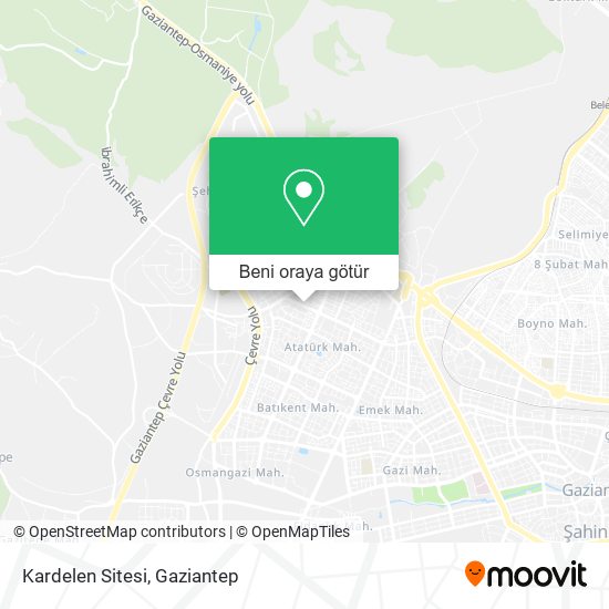 Kardelen Sitesi harita