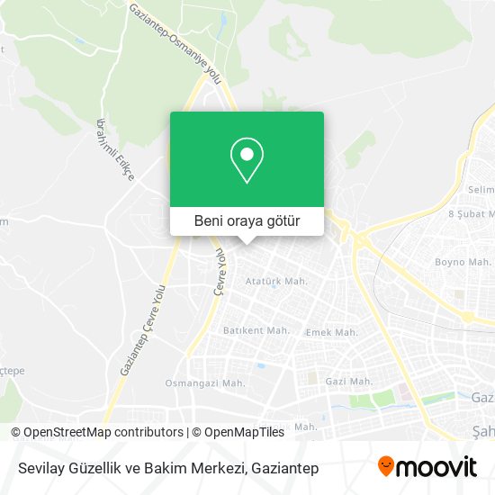 Sevilay Güzellik ve Bakim Merkezi harita