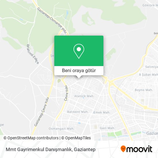Mmt Gayrimenkul Danışmanlık harita