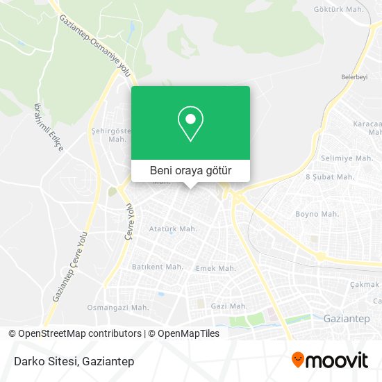 Darko Sitesi harita