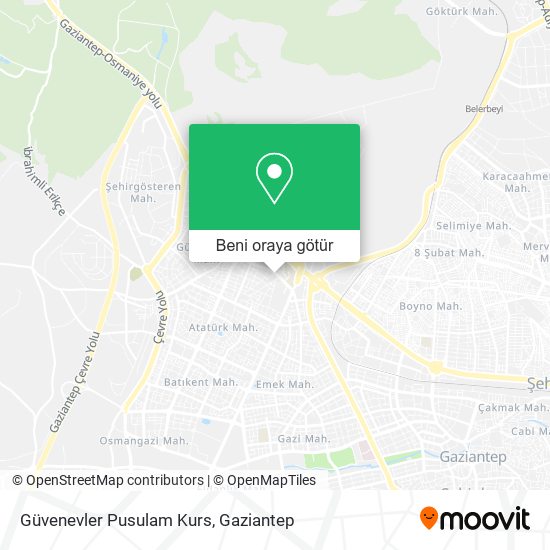Güvenevler Pusulam Kurs harita