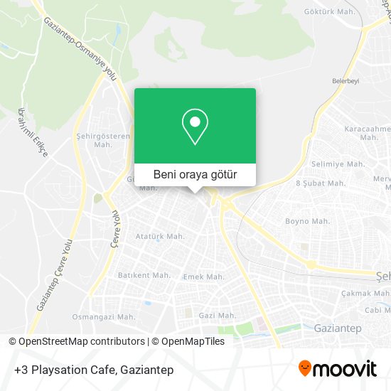 +3 Playsation Cafe harita
