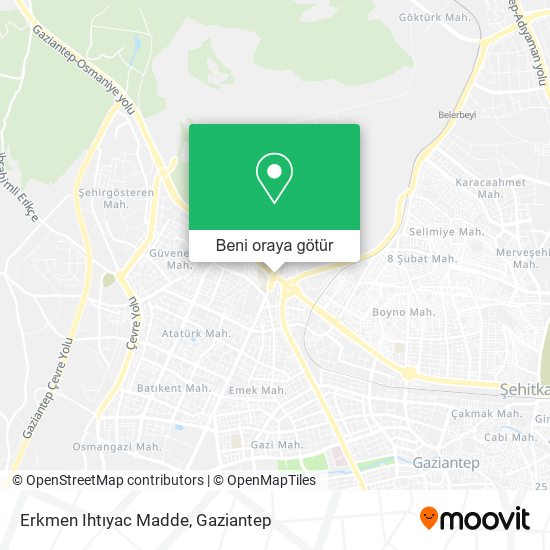 Erkmen Ihtıyac Madde harita