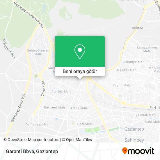 Garanti Bbva harita