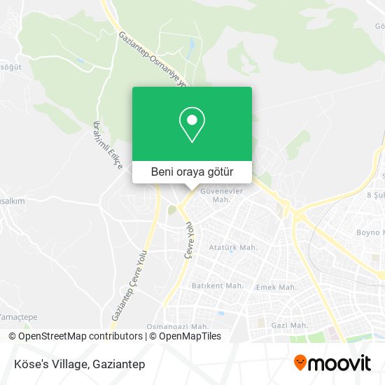 Köse's Village harita