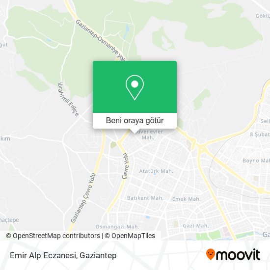 Emir Alp Eczanesi harita