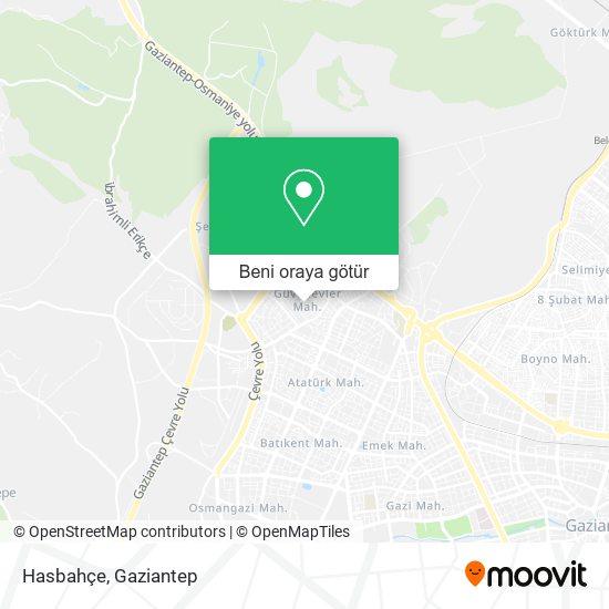 Hasbahçe harita