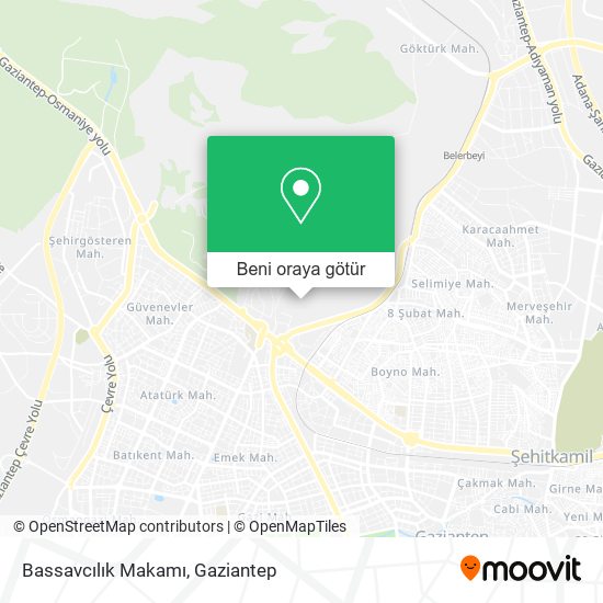 Bassavcılık Makamı harita