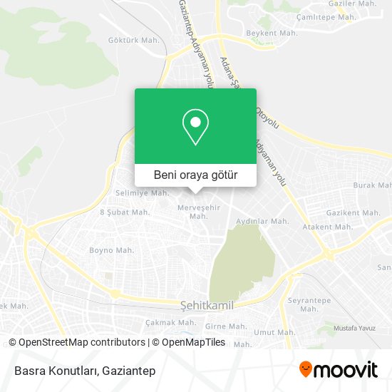 Basra Konutları harita