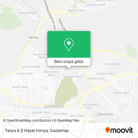Tarpa A.Ş Hayat Kimya harita