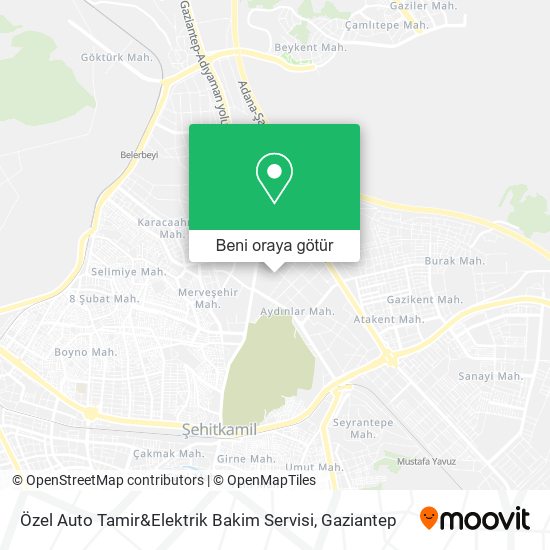 Özel Auto Tamir&Elektrik Bakim Servisi harita