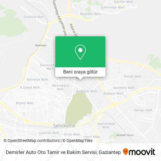 Demirler Auto Oto Tamir ve Bakim Servisi harita