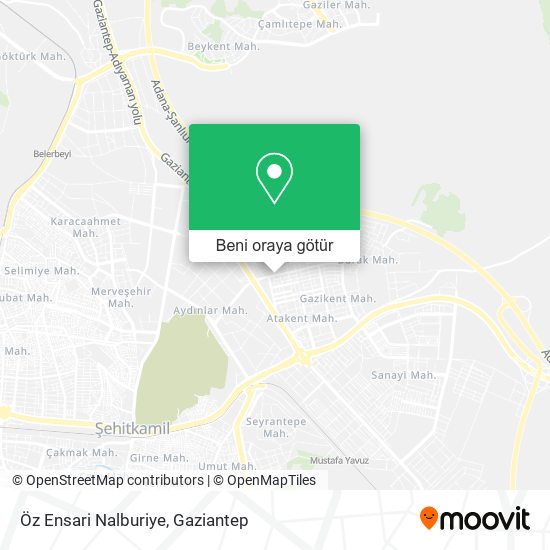 Öz Ensari Nalburiye harita