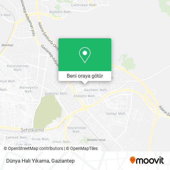 Dünya Halı Yıkama harita