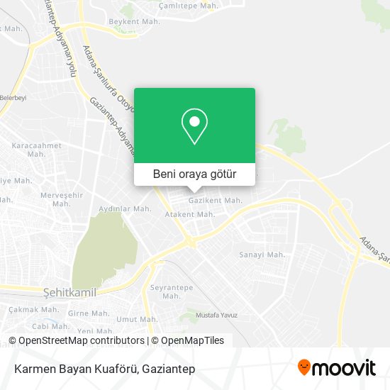 Karmen Bayan Kuaförü harita