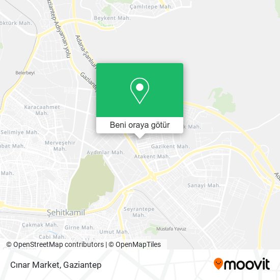 Cınar Market harita