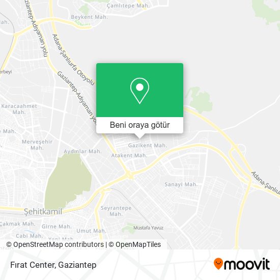 Fırat Center harita