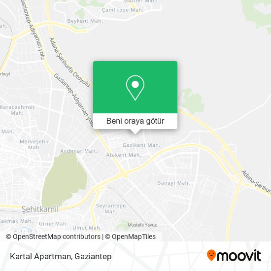 Kartal Apartman harita