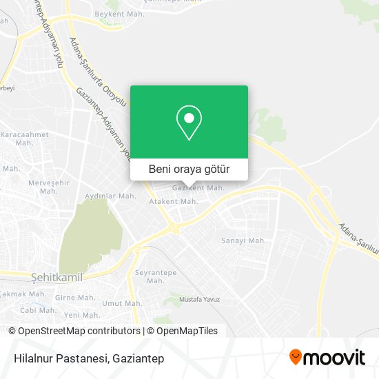 Hilalnur Pastanesi harita