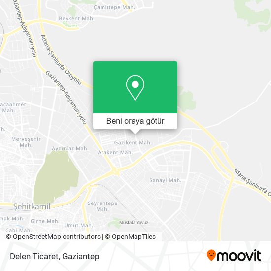 Delen Ticaret harita