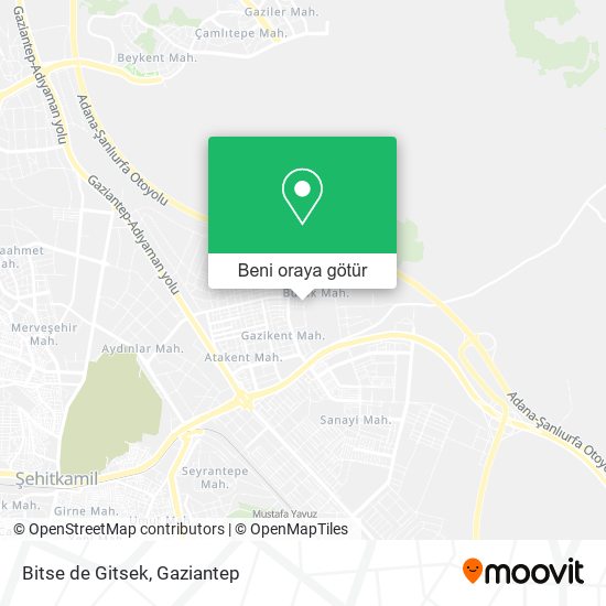 Bitse de Gitsek harita