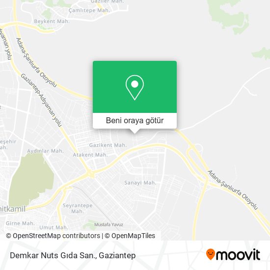 Demkar Nuts Gıda San. harita