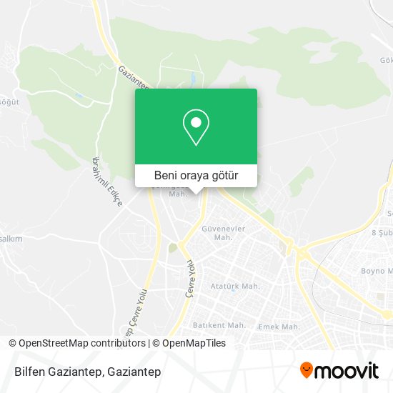 Bilfen Gaziantep harita