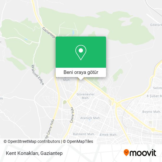Kent Konakları harita