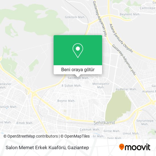 Salon Memet Erkek Kuaförü harita