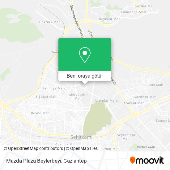 Mazda Plaza Beylerbeyi harita