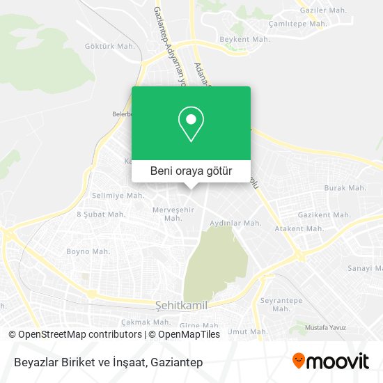 Beyazlar Biriket ve İnşaat harita