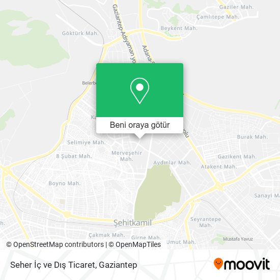 Seher İç ve Dış Ticaret harita