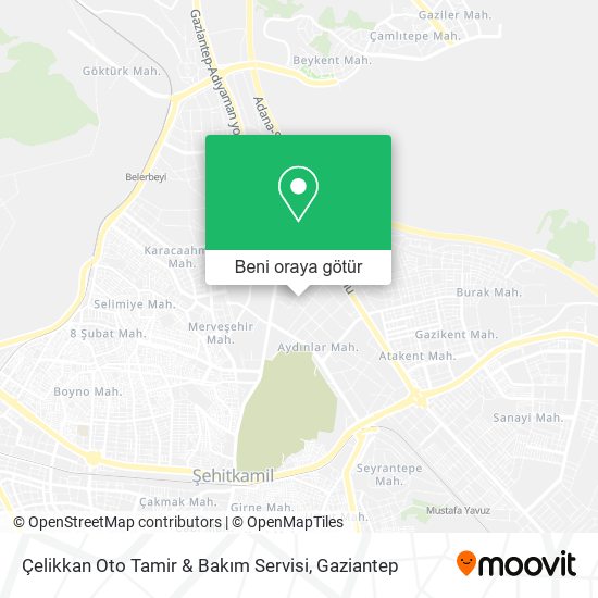 Çelikkan Oto Tamir & Bakım Servisi harita